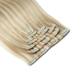 #4 Browm Injected PU Seamless Clip On Hair Invisible Clip Ins Human Hair Machine Remy 7Pcs 100-120g 24 inch Invisible Hair Clips