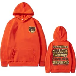 Best Famous Kanye West The College Dropout Graphics Hoodie Men Women's Hip Hop Rap Vintage Hoodies Male Casual Oversized Clothes