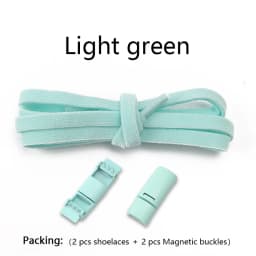 Magnetic Lock Shoelaces Elastic No Tie Shoe Laces Sneakers Shoelace For Kids and Adult One Size Fits All Shoes Shoestrings 1Pair