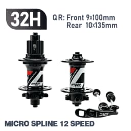 ARC Hub Mountain Bike Hub 009 HG / MS / XD 32 Holes 6 Disc Bolt J-Bend MTB Hub NBK Disc Bearings Cycle Wheel Rim Hub HG 12 Speed