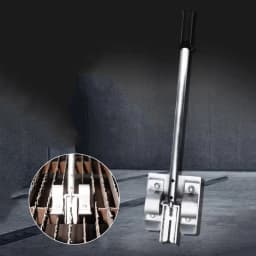 Safety Small Manual Slag Remover with Rack for Laser Cutting Grating Slag Cleaning