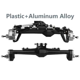 H10 Portal or Straight Axle Plastic +Brass or Aluminum Alloy Front Rear Complete Axles for Vanquish 1/10 RC Crawler Car Upgrade