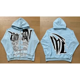 Brand MIXED EMOTION Zipper Jacket Autumn New Style Colored Hot Diamond Print Mixed Emotion Windbreaker Coats Men's Clothing