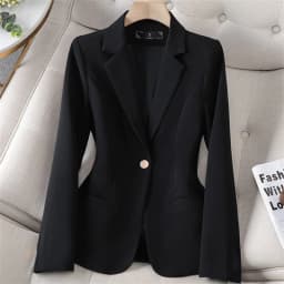 High-Grade Casual Small Suit Jacket Female 2025 Spring Autumn New Temperament Outerwear Korean Blazer Coat Women’s Overcoat Tops