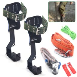 Tree Pole Climbing Spike Set Safety Belt Straps Portable Climb Trees Tool for Outdoor Fruit Pick