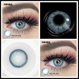 AMARA 1 Pair Color Contact Lenses for Eyes Natural Brown Lenses Beauty Fashion Monet lense Blue Lenses Green Eye Contact