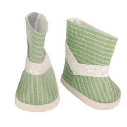 7Cm Doll Boots Pink Leather Cloth Denim Shoes Sneakers Fit 18 Inch American Doll&43cm Baby New Born Doll Girl`s Accessories Toy
