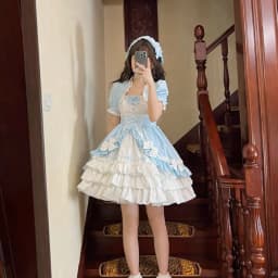 Bow Princess Patchwork Panekked Women Mujer Short Lace Up Spice Girls Cake Vestidos Fairycore Harajuku Japanese Soft Dresses
