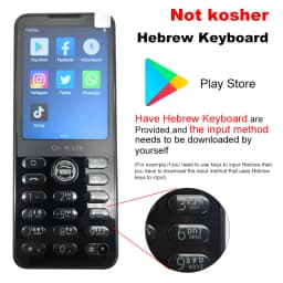 QIN F21 Pro Global Version Mini Smartphone Android11 Google 2.8 Inch Touch Screen 4G WiFi Bluetooth Physical Keypad Mobile Phone