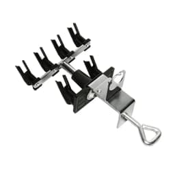 Nasedal Airbrush Holder Gravity Stand Kit for Air Brush Paint Spray Gun Holding 6 Clamp-On Mount Table Bench Station
