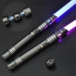 RGB EMetal Lightsaber Dueling Smooth Swing Sword Sabre De Luz 14 Color Changing with Sounds Flashing Toy