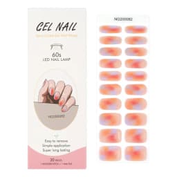 16/20/22Tips Semi-Cured Gel Nail Patch Adhesive Sliders Long Lasting Full Gel Nail Stickers DIY Manicure Harden In UV Lamp Need