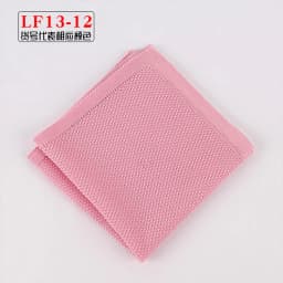 Knitting Wool Men's Solid Black Pocket Square Suit Formal Dress Accessories Small Scarf Towel Wedding Chest Handkerchief 25.5cm