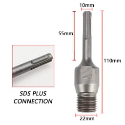 LAANCI Diamond Core Drill Bit Reinforced Concrete Drill Bit Diameter Range 25-200mm Total Length 400mm For Drilling On Concrete