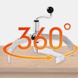 360° smooth rotation, adjustable size to meet different needs, foldable home pancake making machine
