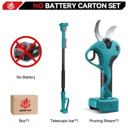 ONEVAN 45MM Brushless Telescoping Pole Electric Pruning Shear 2 IN 1 High Branch Garden Power Tool For 21V 18V Battery