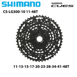 SHIMANO Cues 10 Speed CS-LG400-10 CS-LG300-10 LINKGLIDE Cassette 11-39T 43T 48T CUES U6000 Series Sprocket Rider-tuned Gear Step