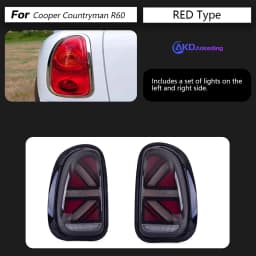 AKD Tail Lamp for MINI Cooper Countryman R60 LED Tail Light 2010-2016 R60 Rear Fog Brake Turn Signal Automotive Accessories