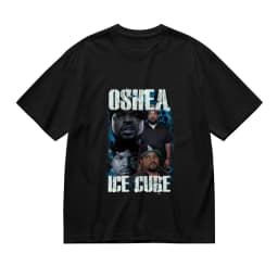 Retro 90s Ice Cube LA West Coast Rapper Graphic Shirt Men Women Y2K Vintage Style Casual Cotton Top