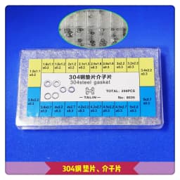 304 Stainless Steel Watch Gasket, Flat Washers for Watch Repair, Watch Spacer Shims