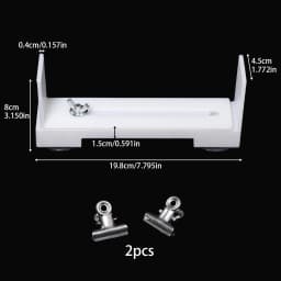19.8x4.5x8cm Bracelet Weaving Loom Braiding Frame Plastic Handmade Fixed Tool for DIY Braided Rope Artifacts Bracelet Red Rope