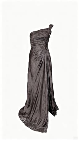 Women's Elegant Olive Green Evening Gown One Shoulder Ruched Waist Side Slit Satin Train Dubai Wedding Prom Formal Maxi Dress