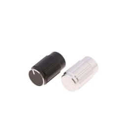 1PCS 10*16MM Aluminum Alloy Black Silver Audio Intercom Knob D Axis Flower Shaft Potentiometer Encoder Cap Hole