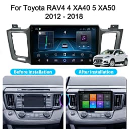 Android 16 Carplay For Toyota RAV4 RAV 4 Xa40 2012 2013 2014 2015 2016 -2019 Car Radio Multimedia Video Player Stereo Navigation