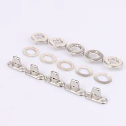 5/10/20 Sets Screw Base Snaps Turn Button Boat Cover Enclosure Eyelet Canvas Snap Fastener Silver
