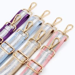 Deepeel 3.8cm Women Bags Strap Color Silver Silk 80~130cm Adjustable Straps One-Shoulder Crossbody Replacement Bag Accessories