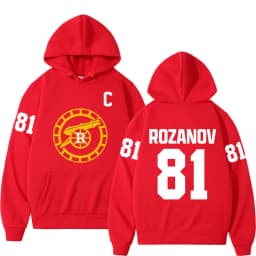 Heated Rivalry Ilya Rozanov 81 Boston Raiders Hoodies Men Women Hip Hop Fashion Sweatshirts Casual Loose Long Sleeves Pullovers