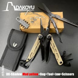 DAKOYU-Multi-functional Swiss Tool with Whistle, Outdoor Pliers, DKShadow Available In Multiple Colors, Outdoor Camping Equipmen