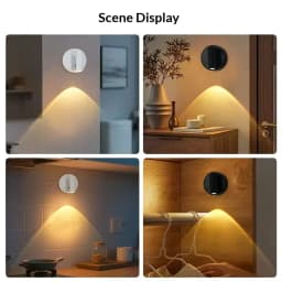 LED light magnetic USB Rechargeable Wall Light Spotlight Motion Sensor Led Reading Light With Touch Switch Dimmable Bedside Lamp
