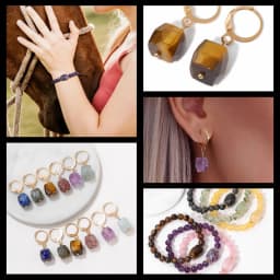 Natural Raw Mineral Stone Beads Square Shape Bead Citrine Quartz Reiki Healing Beads For Jewelry Making DIY Necklace Bracelet