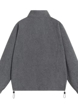 Spring and Autumn New Fashion Solid Color Thickened Warm Outdoor Sports Windproof Hoodie Men's Casual Loose Plus Size Top
