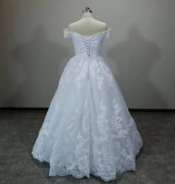 White Off the Shoulder Vestido De Noiva Wedding Dress Custom-made Plus Size Vestidos De Novia Bridal Tulle Mariage Customized