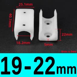 Transparent/Black/White U Shaped Non-slip Chair Leg Pad PP Plastic Non-slip Furniture Feet Floor Protectors Anti-front Tilt