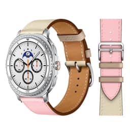 Band for Samsung Galaxy Watch 8/8 Classic/Ultra 2025 47mm 44mm 40mm 46mm Leather Wrist Belt Correa Bracelet Galaxy watch 8 Strap