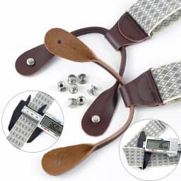 Men's Suspenders 6 Clips Wide Braces Corn Teeth Elastic Male Jockstrap Pants Suspender for Men Business Suit Mens Accessories