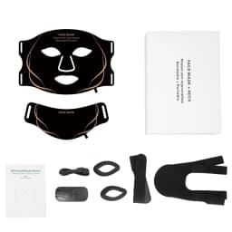 7 Color LED Face Mask with Neck Wireless Portable Red Light Therapy for Anti-Aging, Wrinkles, Skin Rejuvenation, Home Use