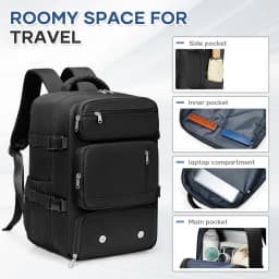Travel Backpack Airplane Cabin Bag Ryanair Backpack 40x20x25 Luggage Laptop Bag Anti-Theft Men Women's Bag for Sports Trekking