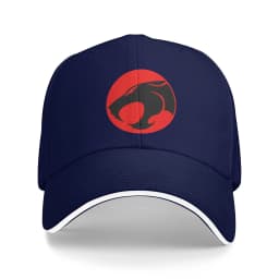 Anime Cartoon Logo 80s Cool Lion Baseball Caps Retro Thundercats Sandwich Caps Unisex Polyester Hats Cap Sport
