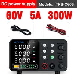 Wanptek 30V 5A 10A 60V 5A 120V 3A Lab DC Power Supply Adjustable Digit Display Memory Function Power Supplies Voltage Regulator