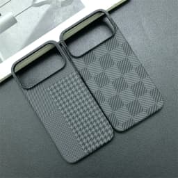 Carbon Fiber Pattern Chessboard Style Phone Case for iPhone 17 Pro Max 16 15 14 13 Contrast Clash Color Ultra Thin Bumper Cover