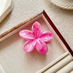 1/3PCS Hawaiian Gradient Flower Hair Claw Clip for Women Fashion Plastic Non Slip Hold Hairpin Barrette Girl Hair Accessories