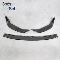 Front Bumper Spoiler for Toyota Corolla Sedan 2019-2023 Protector Plate Lip Body Kit Carbon Surface Decorative Strip Chin Shovel
