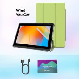 BAKEN 7-inch Tablet (Android 13, Quad-core, 2GB+32GB, Supports 1TB Expansion, WiFi 6, Dual Cameras); Includes Protective Case