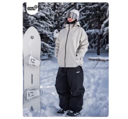 John Snow New Warm Snow Wear For Men And Women Waterproof Breathable Snowboard Jacket And Pants Outdoor Professional Ski Suit