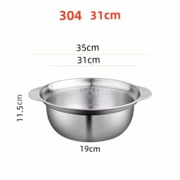 Vegetable washing basin Basket rice washing artifact Fruit filter basin Strainer Kitchen items 304 stainless steel drain basket