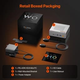 Peladn Mini Pc, Amd Ryzen 9 7940Hs (8C/16T, up to 5.1Ghz) 16Gb Ddr5 5600Mhz Ram, 1Tb Ssd, 3-Year Warranty 4K Hd, Bt5.2 Windows11, Wifi6